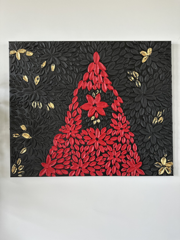 Red Cardinal acrylic art for sale, Perth, Australia