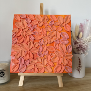 Sunset Orange acrylic art for sale, Perth, Australia